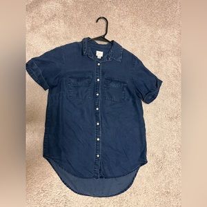 Womens A New Day button down top/ shirt - size XS.